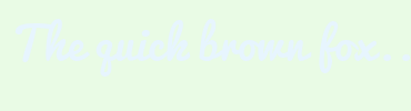 Image with Font Color E7F5FE and Background Color E9FBE5